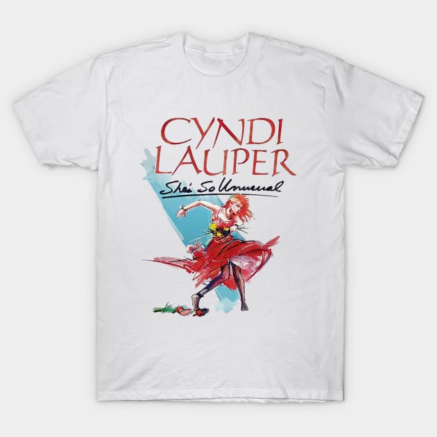 Cyndi Lauper T-Shirt by Copypapper 